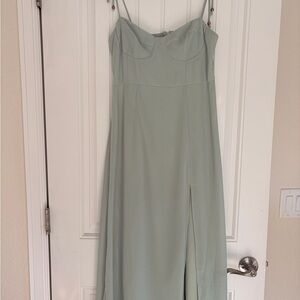 PETAL & PUP Mint Green midi dress